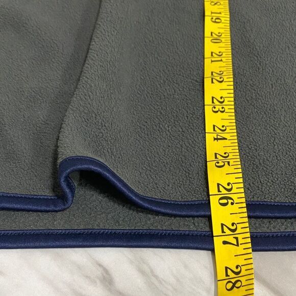 Seattle Kraken NHL Quarter-Zip Fleece Pullover Gray Blue Trim Size M 8/10 - Picture 10 of 11